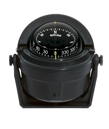 Ritchie Compass Model 'Voyager B-81', 12v, Bracket Mount Compass, Dial Ø76,2mm/5°, Black - 067051 72dpi - 9067051