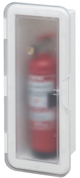 Allpa Plastic Fire Extinguisher Holder With Transparent Lid, 430x180x110mm - 484210 72dpi - 484210