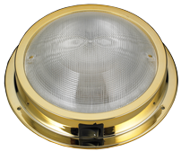 Allpa Brass Led Dome Light, Built-On, 12v/1,7w, Led 20x5ø, H49mm, Warm White - L4400556 72dpi - L4400556