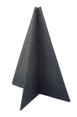 Allpa Plastic 2-Piece Cone, 460x330mm, Black - 008004 72dpi - 9008004