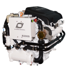 Hyundai marine diesel engines R200 intercooler & fresh water cooling