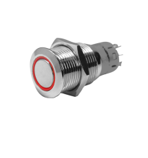 allpa stainless steel push button with LED ring
