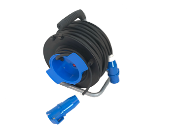 Allpa Neoprene Cable Drum, 50m Cee Plug To Cee Contra Plug - 045450 72dpi - 9045450