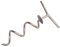 Allpa Stainless Steel Spiral Mooring Pin, L=340mm, Ø75mm (Material Ø12mm) - 048503 72dpi - 9048503