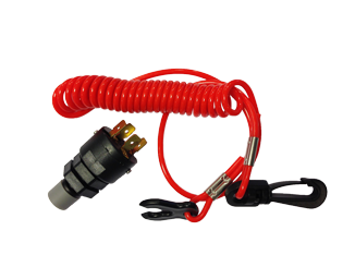 Allpa Safety Switch Complete With Coiled String, For In- & Outboards - 078626 - 9078626