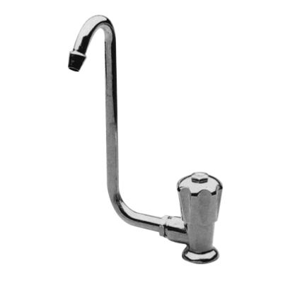 Allpa Chromed Plated Water Tap With Foldable 10mm-Swivel, Connection 3/8", Control Right - 081001 72dpi - 9081001