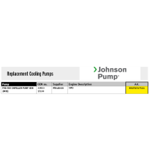 Johnson Pump self-Priming bronze cooling-impeller pump F9B-905