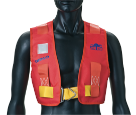 Allpa Comfort Safety Harness 'Tango' With Stainless Steel Buckle & Ring, Bl 2000kg, Breast Size 800-1200mm, Red - B1400051 72dpi - B1400051