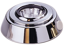 Allpa Chromed Brass Led Dome Light, Built-On, 12v, Led 6x0,3w, With Switch, H=36mm, Warm White - L4400520 72dpi - L4400520