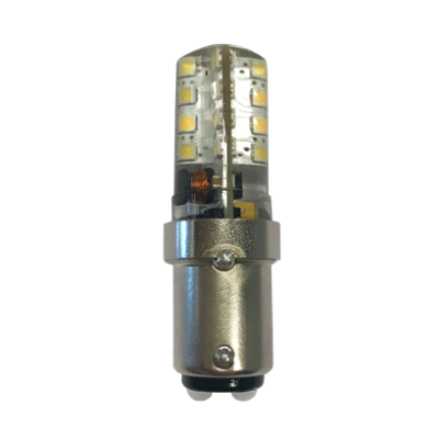 Allpa Led-Bulb (Ba15d), 2,5w, H=53,5mm, Ø19mm, Silicon Protection, Cool White - L4401172 72dpi - L4401172