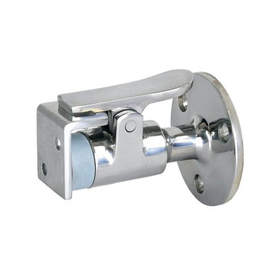 Allpa Stainless Steel Door Stop Catch, With Rubber Bumper Stop, A=61mm, B=17mm, C=50mm, D=30mm - N0085019 72dpi - N0085019