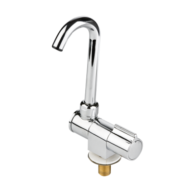 Allpa Chromed Plated Water Tap, Collapsible, Ø14mm Swivel, Connection 3/8", 60x140x180mm - N0115130 72dpi - N0115130