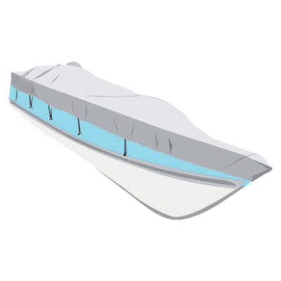 Allpa Boat Cover Size Xxl, Navy Blue, Boat Length 630-710cm, Boat Width 380cm - O2238710 - O2238710