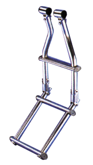 Allpa Stainless Steel Bathing Ladder For Transom Platform (S1900027), 3-Steps, Tube Ø25mm - S1922623 72dpi - S1922623